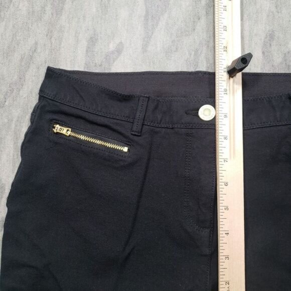 So Slimming By‎ Chicos Pants Womens 1.5 Black Ankle Stretch Mid Rise - Picture 9 of 12